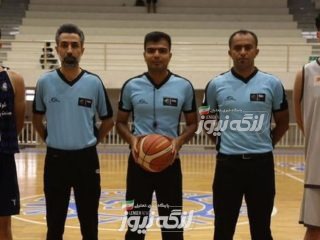 حضور نماینده داوری بسکتبال شهرستان بندرلنگه در لیگ دسته برتر جوانان کشور