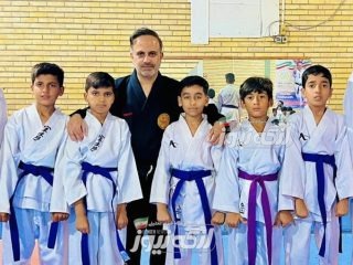 ارتقاء ۴۴ کاراته‌کای پسر باشگاه آکادمی صابری
