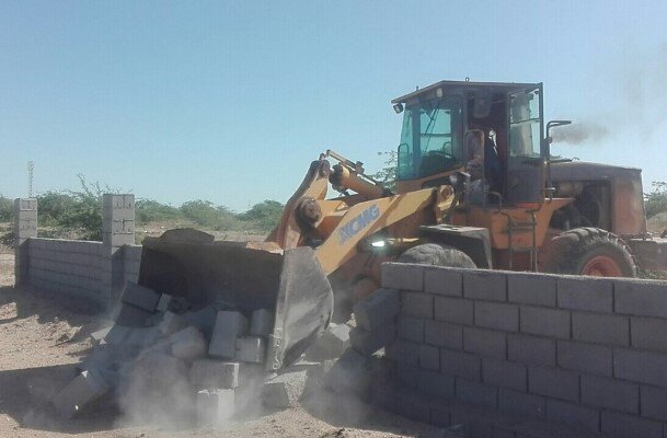 ۳۵۰۰ متر مربع از زمین‌های دولتی شهرستان بندرلنگه رفع تصرف شد