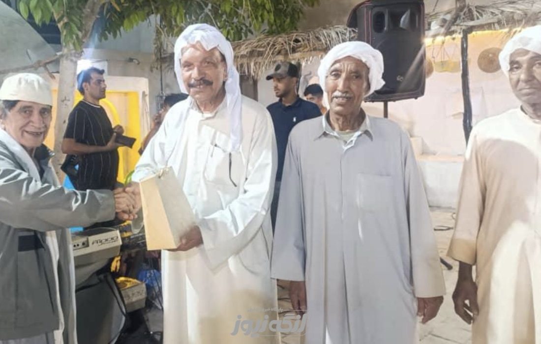 تقدیر از استاد پرویز شیروانی در موزه مردمشناسی بندرکنگ