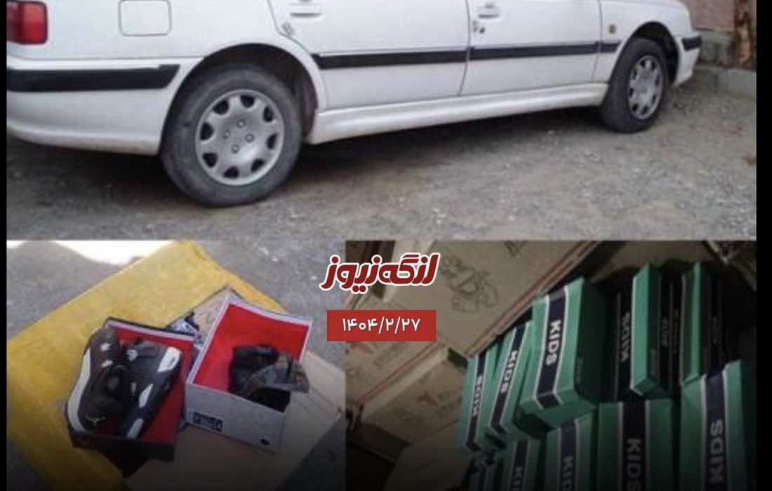 کشف محموله ۴ میلیاردی کفش قاچاق در بندرلنگه