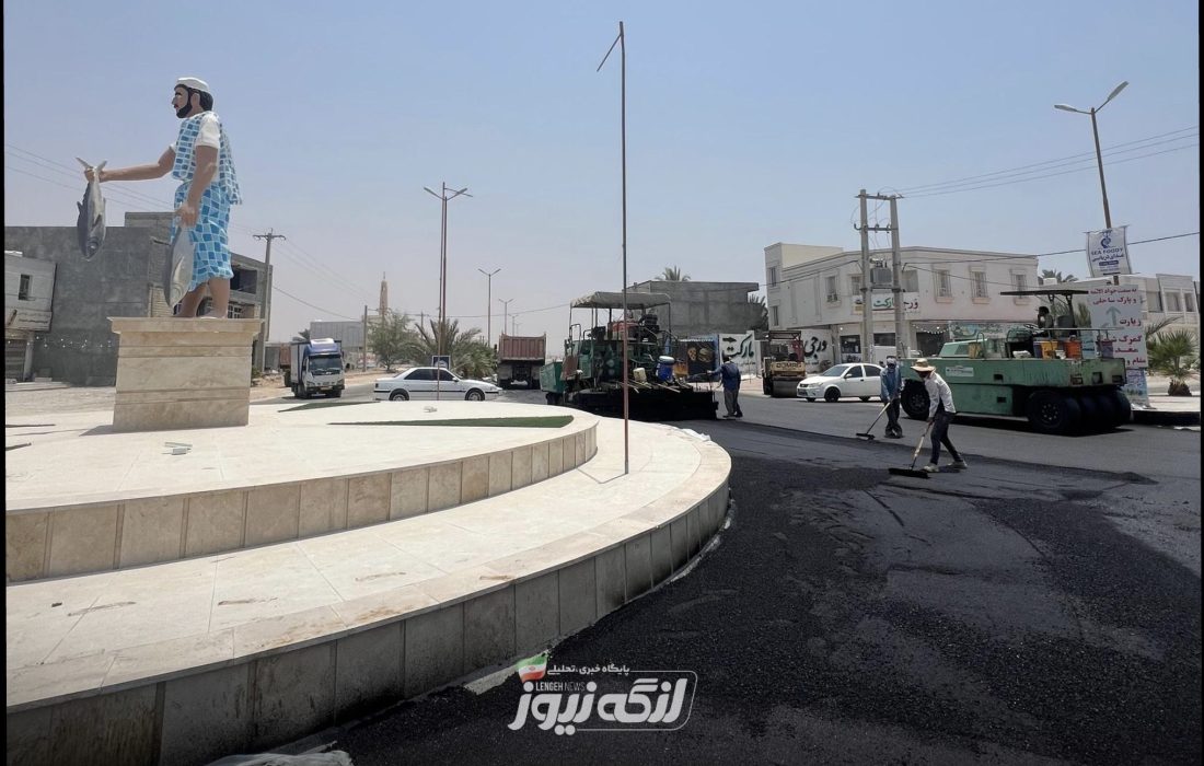 پایان عملیات آسفالت ۱۲ هزار متر مربع از معابر روستای بستانو در شهرستان پارسیان