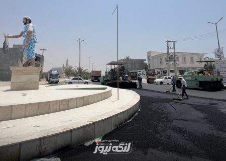 پایان عملیات آسفالت ۱۲ هزار متر مربع از معابر روستای بستانو در شهرستان پارسیان