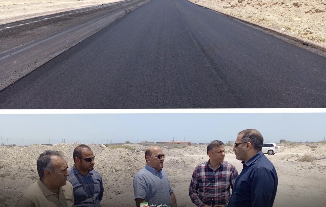 کمربندی بندرلنگه در مسیر تکمیل؛ آغاز آسفالت ۵ کیلومتر دیگر از پروژه