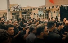 از عزاداری ظهر عاشورا در بندرلنگه
