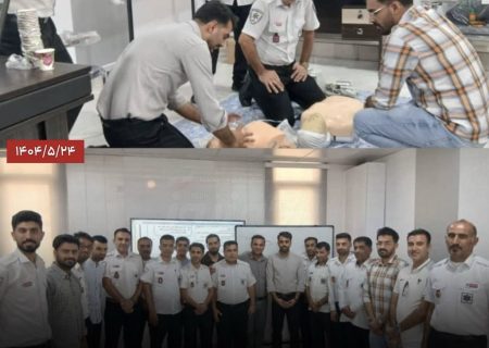 ارتقا مهارت‌های احیای قلبی–ریوی تکنسین فوریت های پزشکی بندرلنگه