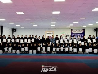 حضور پرشور بیش از ۷۰ داور، مربی و قهرمان کاراته بندرلنگه در استاژ داوری استان هرمزگان