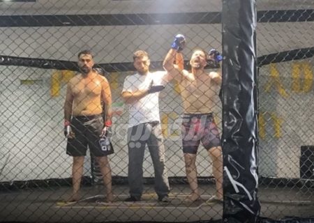 دومین برد حرفه‌ای ابراهیم یوسفی در مسابقات آزاد MMA