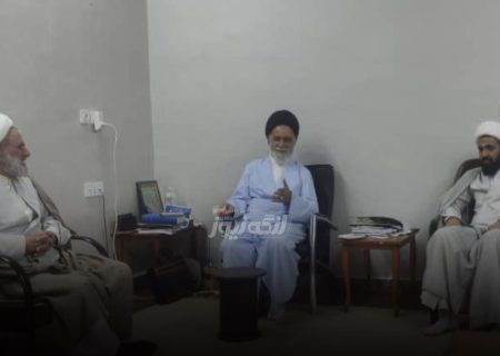 دیدار دکتر مصطفی جعفرطیاری با نائب رئیس شورای حوزه‌های علمیه استان هرمزگان و تولیت حوزه علمیه آل البیت (ع) بندرلنگه