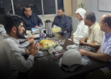 نشست پیگیری مرز رسمی بندر چارک با حضور مهندس جباری برگزار شد