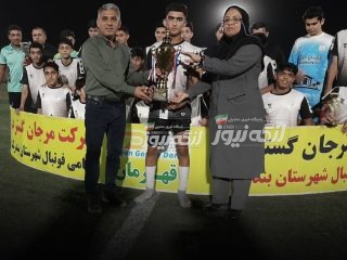 کشاورز گزیر قهرمان فوتبال نوجوانان شهرستان شد