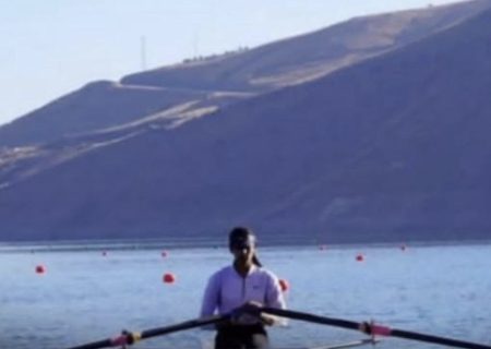 درخشش عبیر عبدالرضایی مدنی از بندرلنگه در المپیاد رویینگ کشور