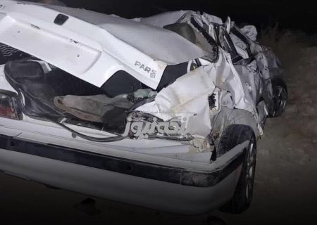 واژگونی خودرو پژو پارس در محور خورجناح منجر به فوت یک دختربچه اهل بندرچارک شد