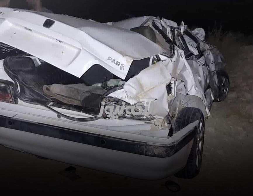 واژگونی خودرو پژو پارس در محور خورجناح منجر به فوت یک دختربچه اهل بندرچارک شد