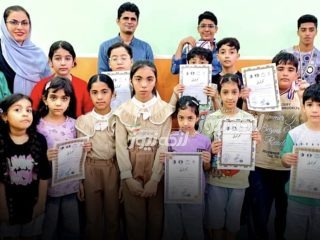 قهرمانی محمدرضا نظری و مهبد مهجور آزاد در مسابقات شطرنج بندرلنگه