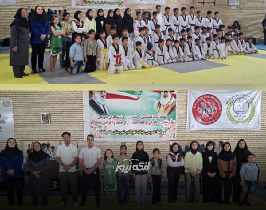 برگزاری مسابقات تکواندو پسران به مناسبت هفته تربیت بدنی در بندرلنگه