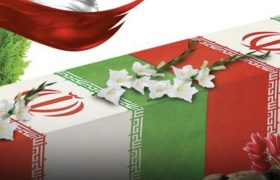 مراسم وداع و تشییع شهید گمنام در بندرلنگه