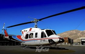 انتقال اضطراری یک بیمار بدحال با اورژانس هوایی از بستک به بندرلنگه