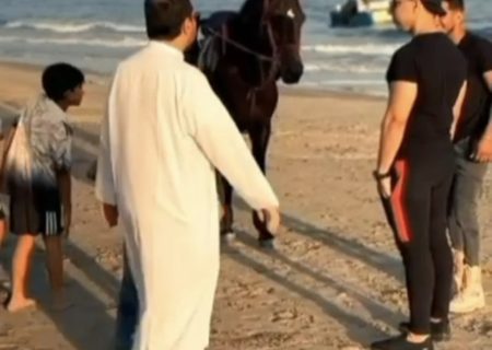 برگزاری اردوی ساحلی برای دانش‌آموزان دارالقرآن بندرکنگ