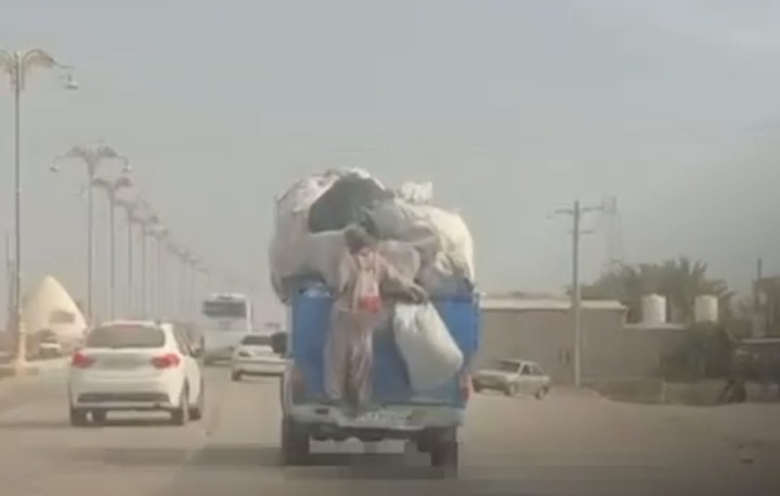 حرکت خطرناک یک شهروند در روستای شناس