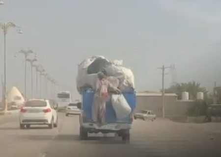 حرکت خطرناک یک شهروند در روستای شناس