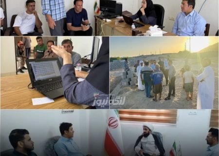 میز خدمت آبفا در بندر چارک و پیگیری مشکلات روستاهای شیبکوه