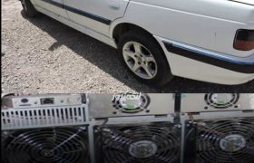 کشف و توقیف خودروی حامل ماینرهای قاچاق در بندرلنگه