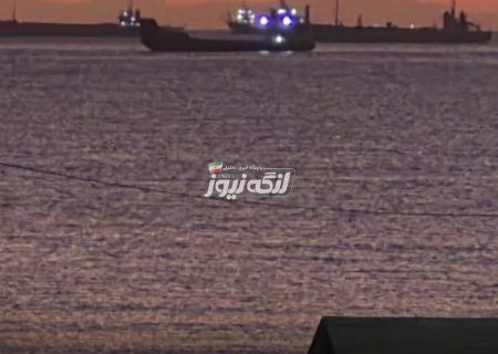 نمایان شدن کوه‌های کشور عمان از بندرلنگه پس از بارندگی‌ها