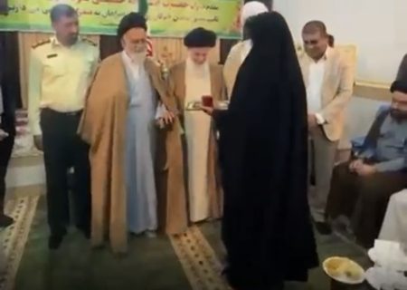 تجلیل آیت‌الله حسینی بوشهری از فاطمه پولادی