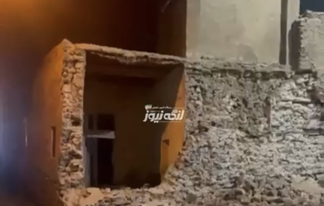 ریزش یک واحد مسکونی در محله بلوکی بندرلنگه پس از باد و باران