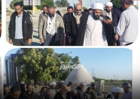 اقامه نماز شکر نزولات آسمانی در بندر چارک