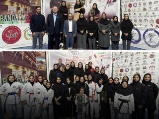 بانوان بندرلنگه قهرمان کاراته شوتوکاپ استانی شدند