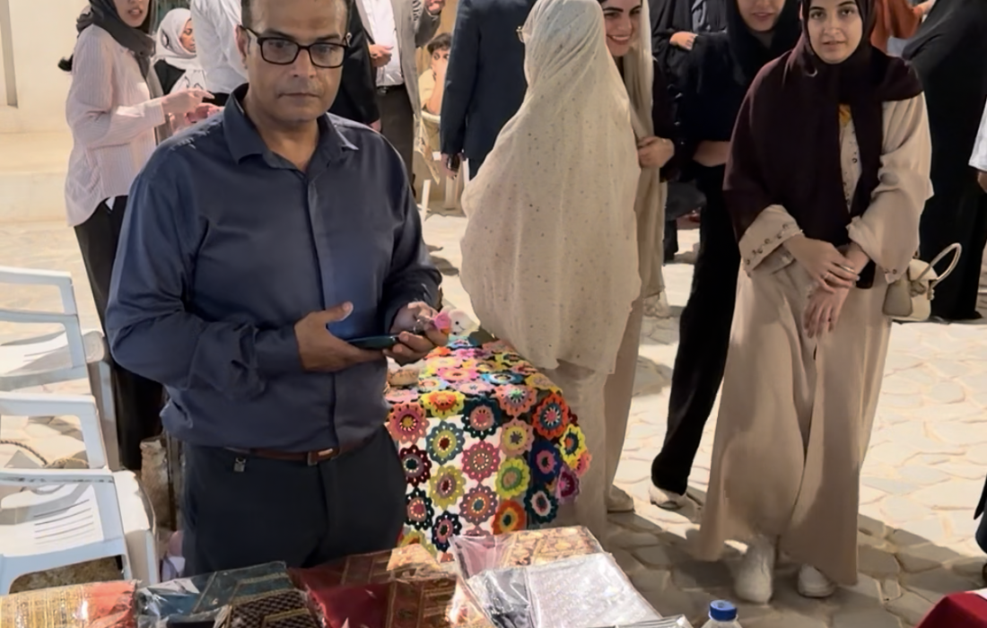 برپایی نمایشگاه صنایع دستی و خوراکی‌های محلی در بندرلنگه