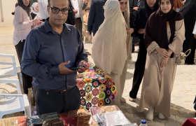 برپایی نمایشگاه صنایع دستی و خوراکی‌های محلی در بندرلنگه