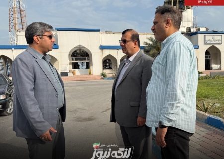 بازدید احمد جباری از اداره بنادر و دریانوردی بندرلنگه