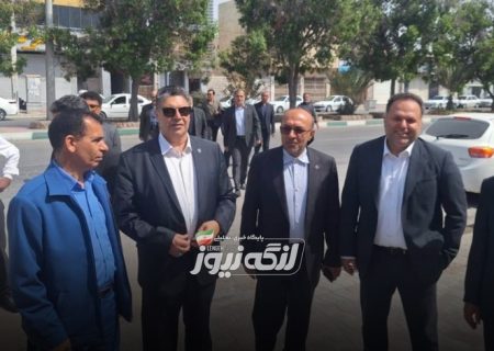 بازدید فرود عسگری معاون وزیر اقتصاد و رئیس کل گمرک ایران از گمرک بندرلنگه
