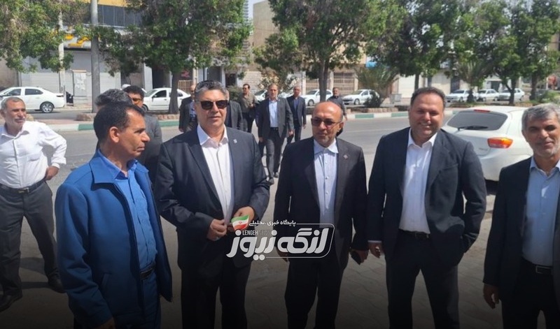 بازدید فرود عسگری معاون وزیر اقتصاد و رئیس کل گمرک ایران از گمرک بندرلنگه