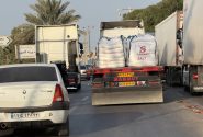 ورود از لاین دوم کامیون‌های حمل سنگ، سرامیک و مواد معدنی، عامل گره ترافیکی بندرلنگه
