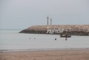 دمای ۴۱ درجه‌ای و دریای آرام در بندرلنگه