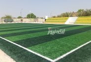 افتتاح زمین چمن مصنوعی روستای گلشن در دومین روز هفته دولت
