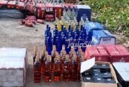 کشف بیش از ۲۱ هزار بطری مشروبات الکلی در بندرلنگه طی سه روز