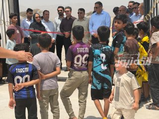 افتتاح زمین‌های چمن مصنوعی روستاهای تنب بنگرو و پیشگان بندرلنگه با اعتبار ۵۰ میلیارد ریال