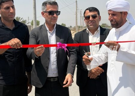 آسفالت ۴ هزار مترمربع از معابر روستای چاه عبدالرحمان در هفته دولت