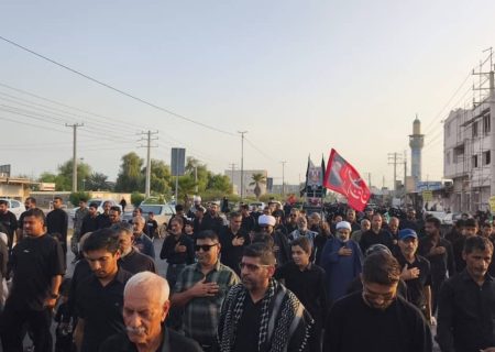 برگزاری پیاده روی جاماندگان اربعین حسینی در شهرستان بندرلنگه