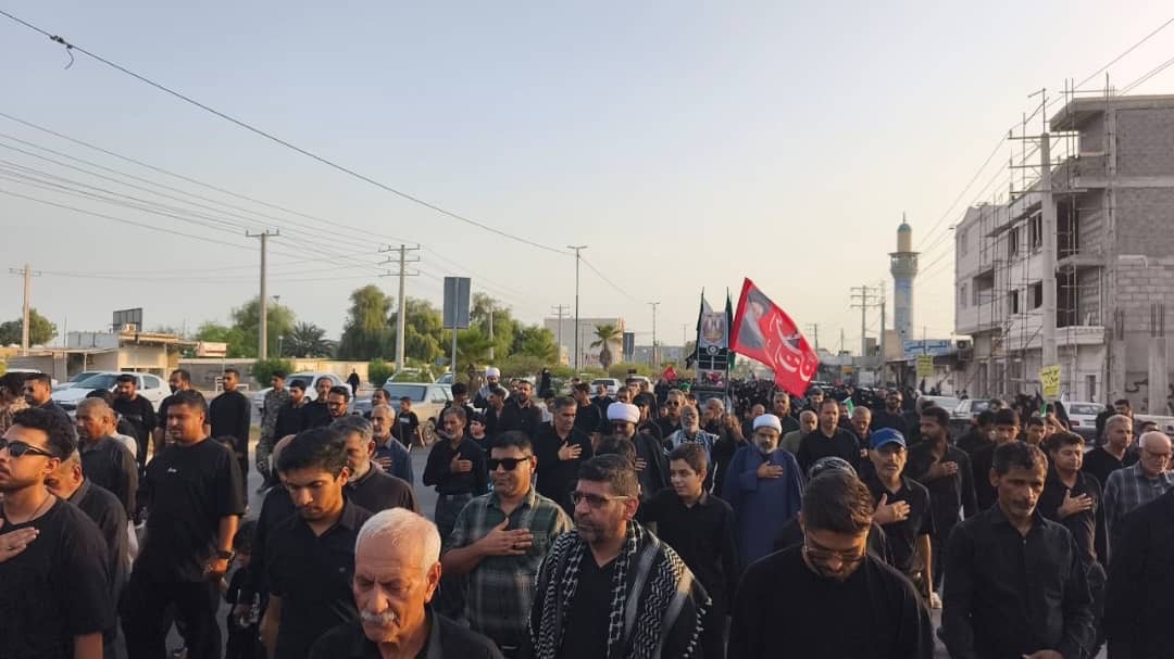 برگزاری پیاده روی جاماندگان اربعین حسینی در شهرستان بندرلنگه