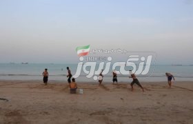 دما ۴۱ درجه، دریا کمی مواج در بندرلنگه