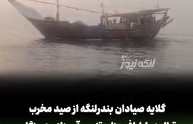 گلایه صیادان بندرلنگه از صید مخرب ترال در اطراف جزایر تنب و آب‌های هرمزگان