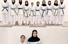 برگزاری آزمون ارتقاء کمربند کاراته در بندرشناس