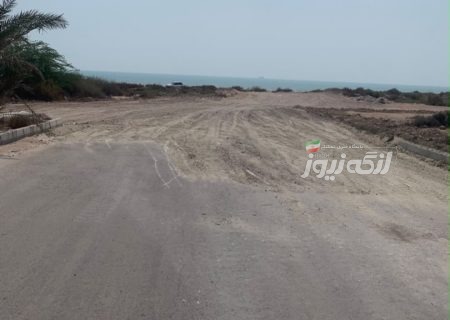 چاله خطرناک انتهای خیابان بیمارستان بندرلنگه اصلاح شد