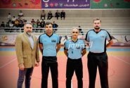 قضاوت داور بندرلنگه‌ای در لیگ برتر جوانان بسکتبال کشور